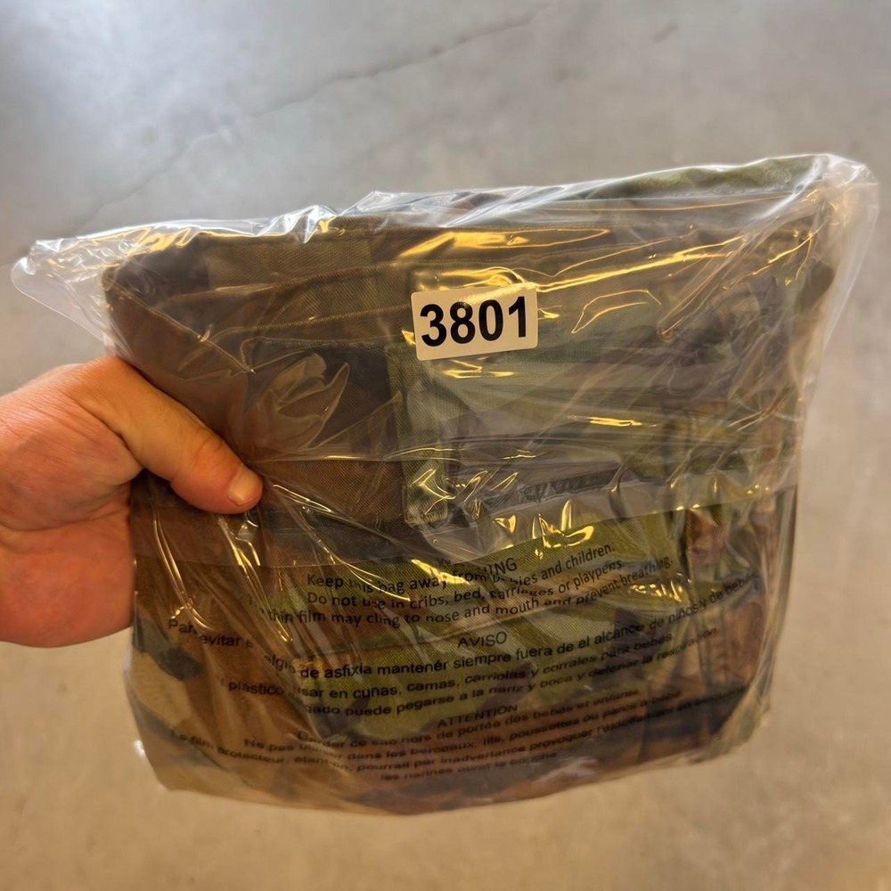 Vintage 90s faded repaired woodland camo military cargo pants - Picture 5 of 5
